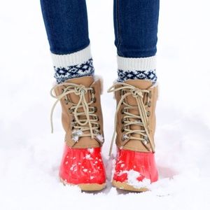 Sperry Fur Lined Duck Boots